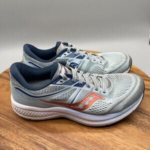 Saucony Omni 19 Shoes Womens Size 10 Blue Running Comfort Walking Gym Sneakers